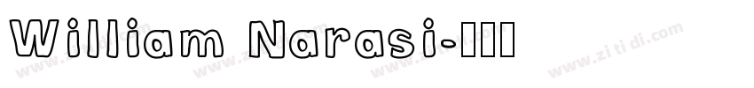 William Narasi字体转换